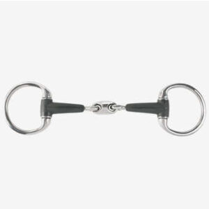 Double-Jointed Eggbutt Rubber Bit