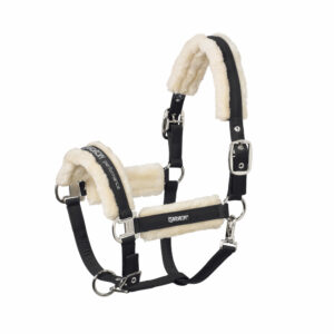Faux Fur Double-Pin Headcollar + Matching Panic Hook Rope