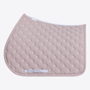Quilted Design Micro Logo Jumping Saddle Pad with Earnet
