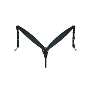 Double Shaped Trekking Bib Martingale - Black