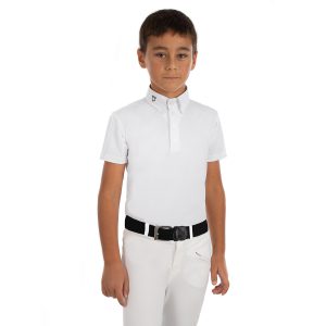 Junior Boy Rider Competition Polo w/ Buttons