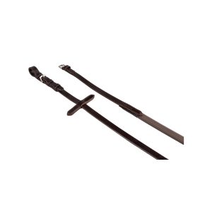 Clovis Reins in Leather and Smooth Rubber