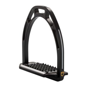 Aluminum Stirrup Inclined Tread - Black