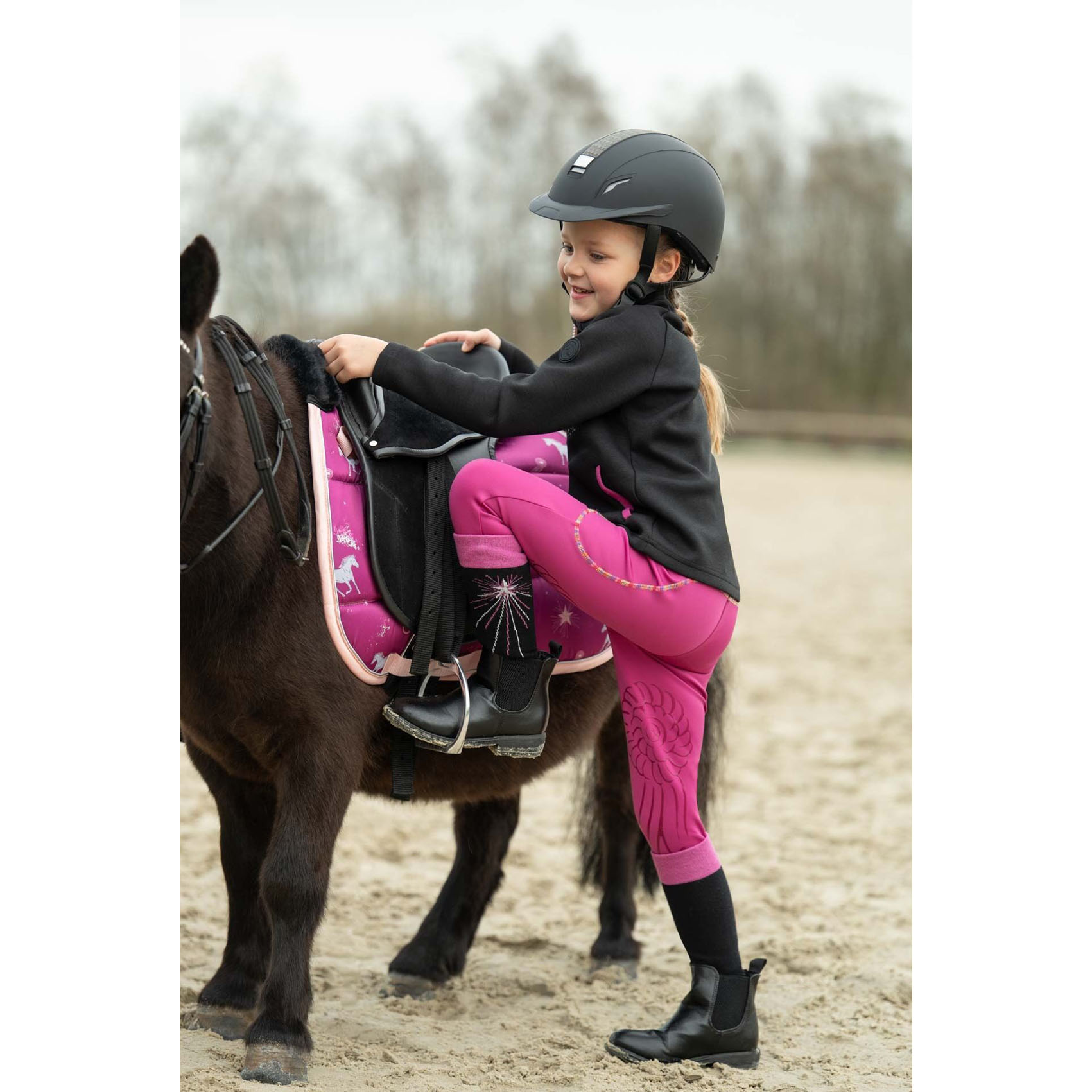 Kids Riding Socks Polly - Image 4