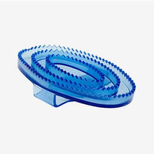 Flexible Transparent Curry Comb - Small Size