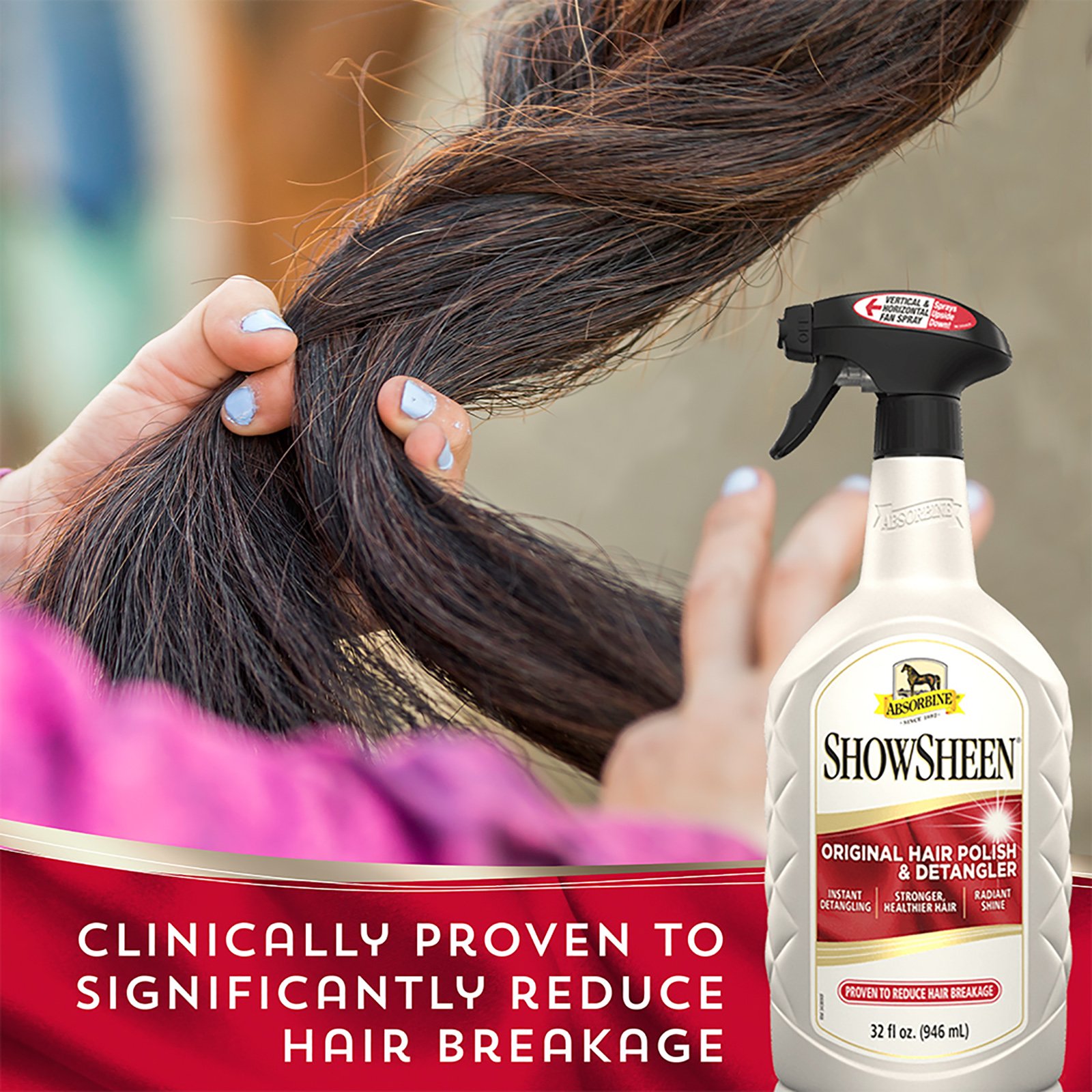 ShowSheen® Hair Polish & Detangler 950ml Spray - Image 5