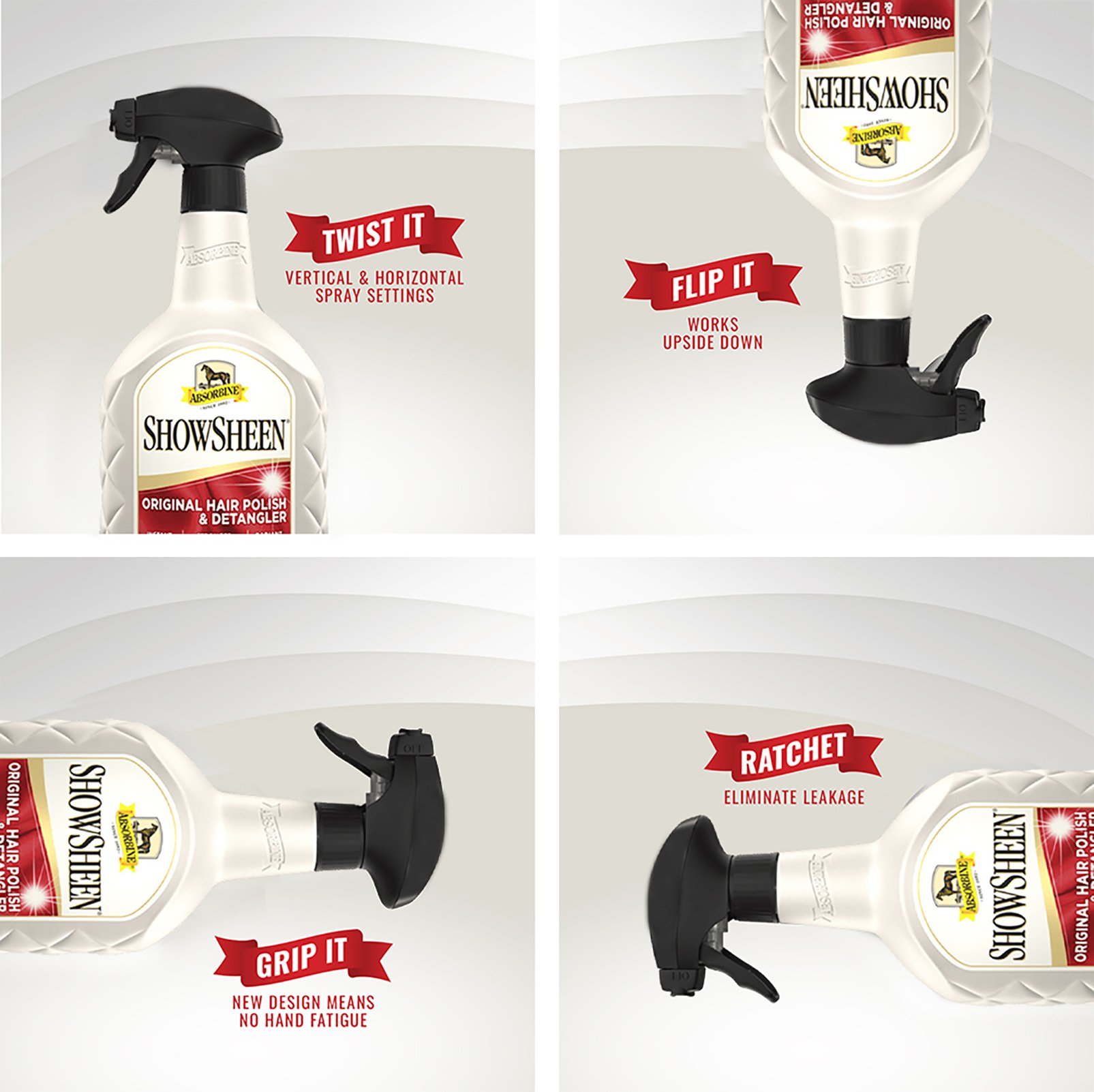 ShowSheen® Hair Polish & Detangler 950ml Spray - Image 3
