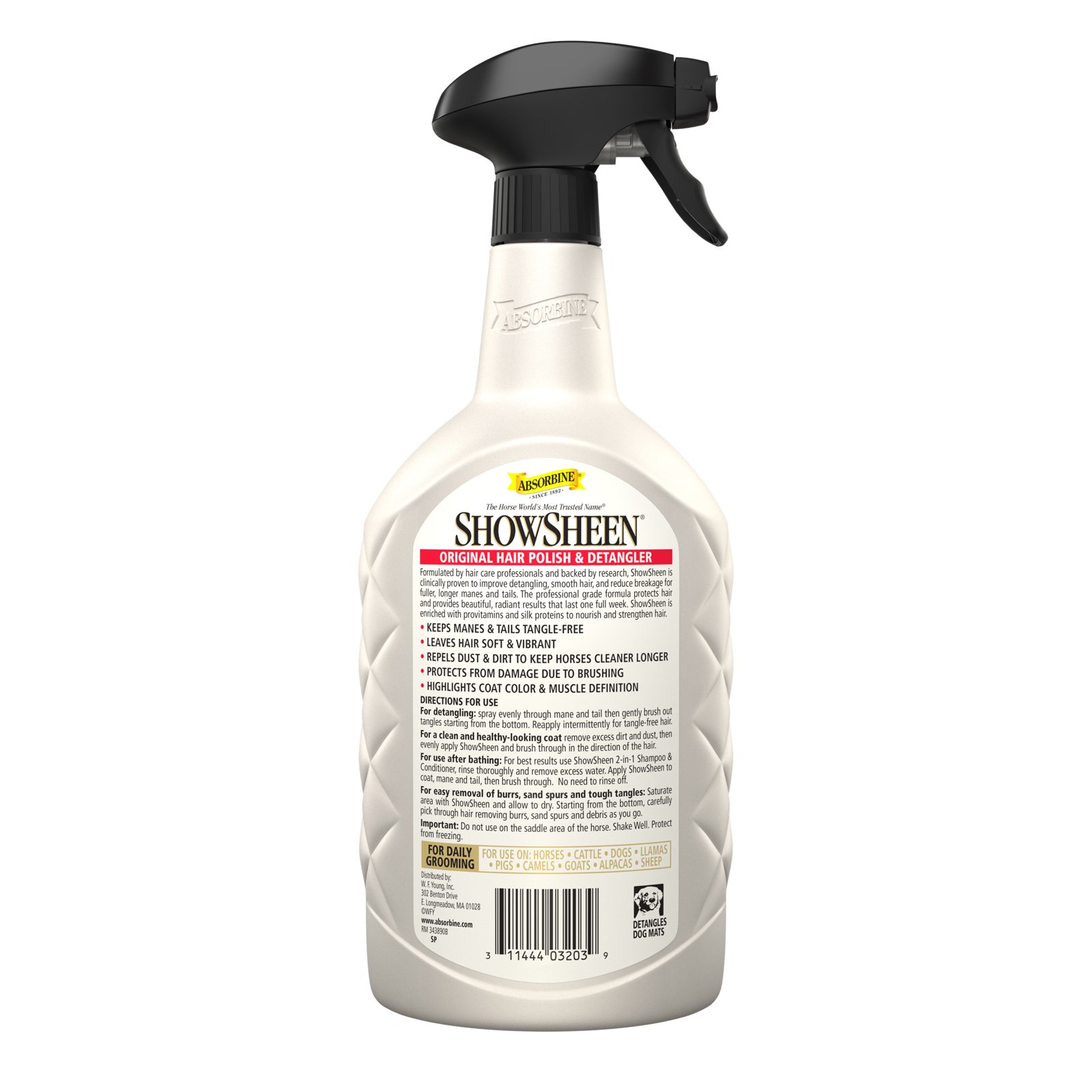 ShowSheen® Hair Polish & Detangler 950ml Spray - Image 2