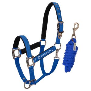 Double Padded Adjustable Halter + Lead Rope