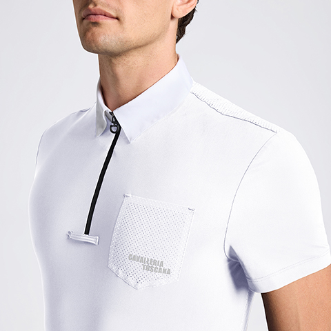Competition Shirt with Perforated Pocket