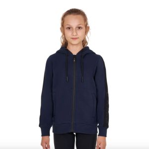 Girls Full Zip Hoodie with Inside Fleece