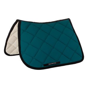 Tech Jumping Saddle Pad with Multi Embroidered Logo + Fly Veil
