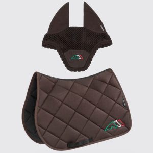 Rombo Saddle Pad & Earnet Set