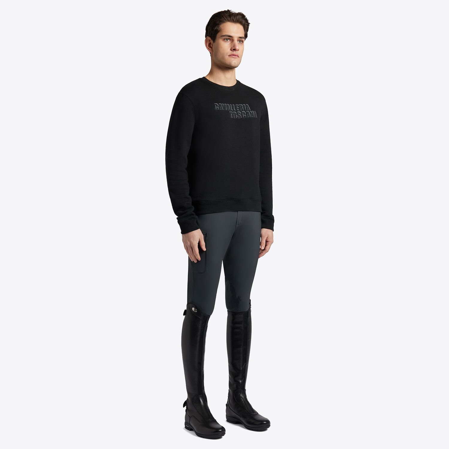 Men's Cotton Crew Neck Sweater - Image 2