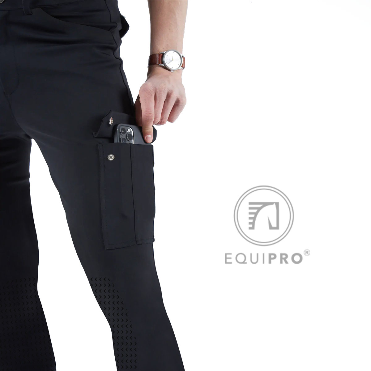 Kevin Men's Cargo Knee Grip Breeches - Image 2