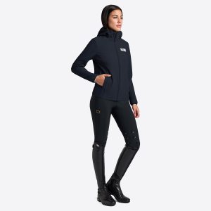 Rider's Gene Women's Hooded Zip Softshell Jacket