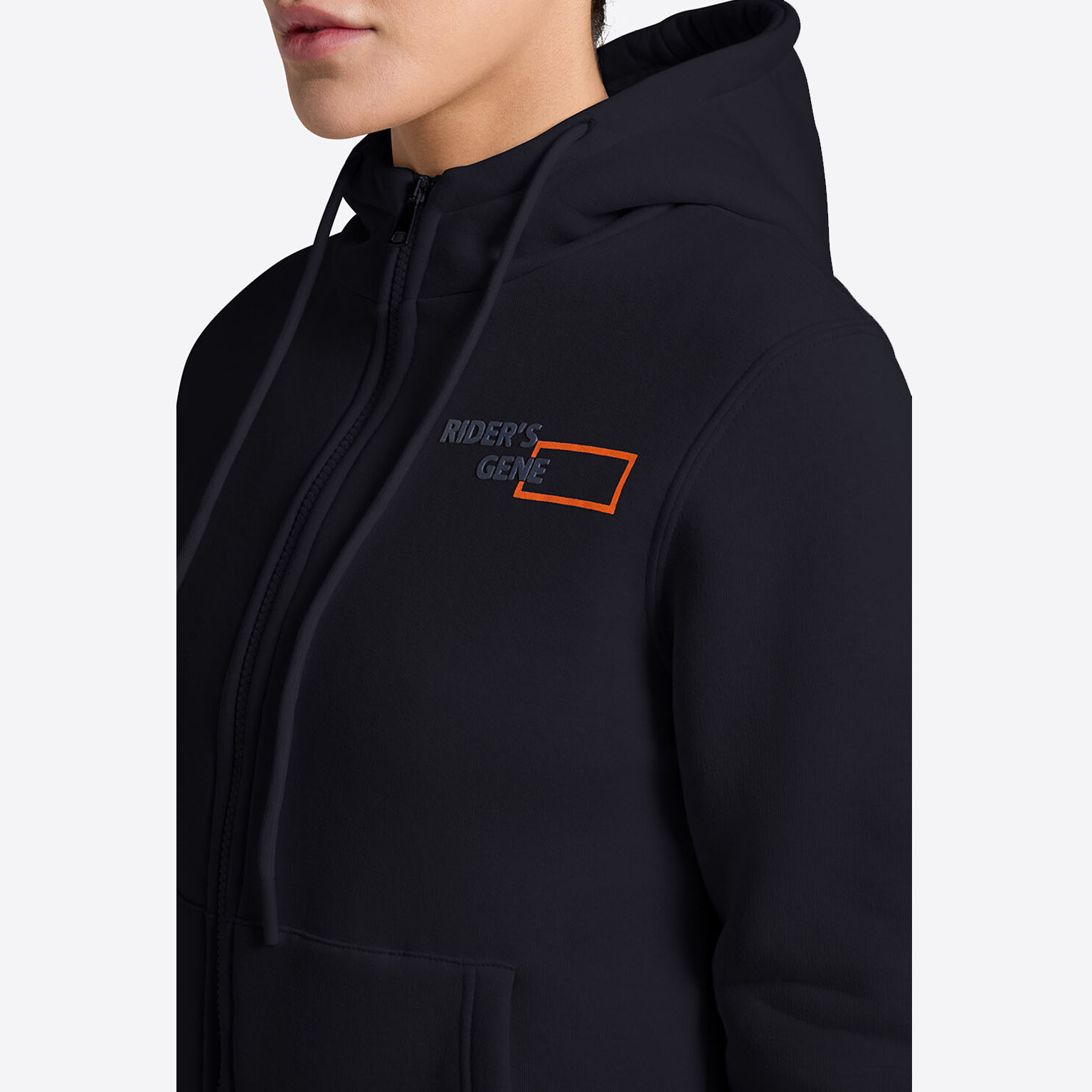 Women's Cotton Zip Hoodie - S - Image 3