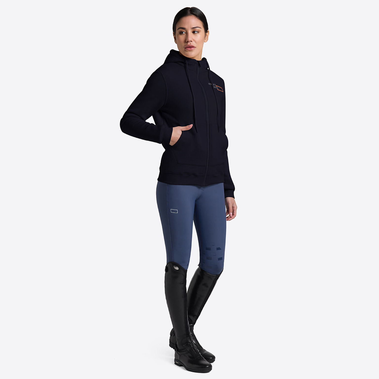 Women's Cotton Zip Hoodie - S