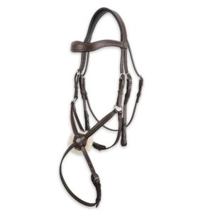 Signature Fig8 Noseband Bridle + 7 Loops Rubber Reins