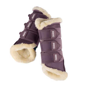 Next Generation Soft Tendon Faux Fur Boots Smoking Purple