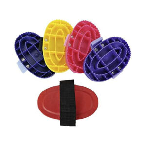 Plastic Curry Comb Purple - 15.5 x 9 cm