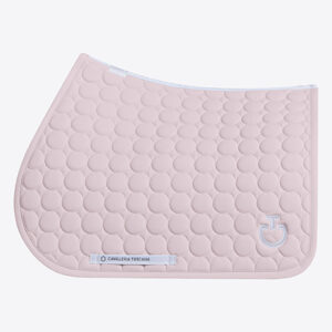 Circle Quilted Jersey Jumping Saddle Pad with Earnet