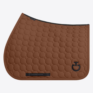 Circle Quilted Jersey Jumping Saddle Pad with Earnet