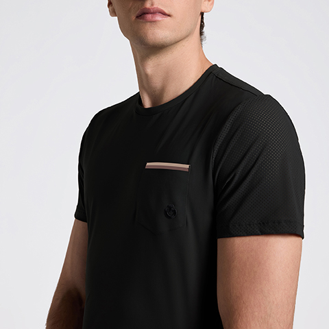 Men's T-shirt in Jersey with Pockets - Image 3
