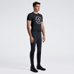 Men's T-shirt with Embroidered Logo