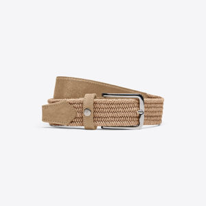 Women's Elastic Belt with Logo Embroidery