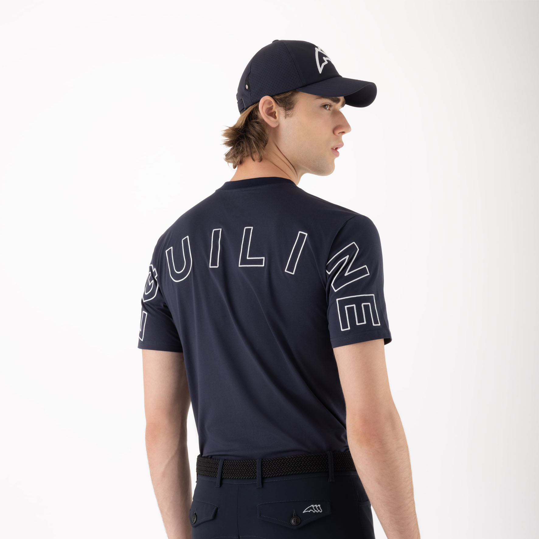 Carge Men's Cotton T-shirt with Back Embroidery - Image 3
