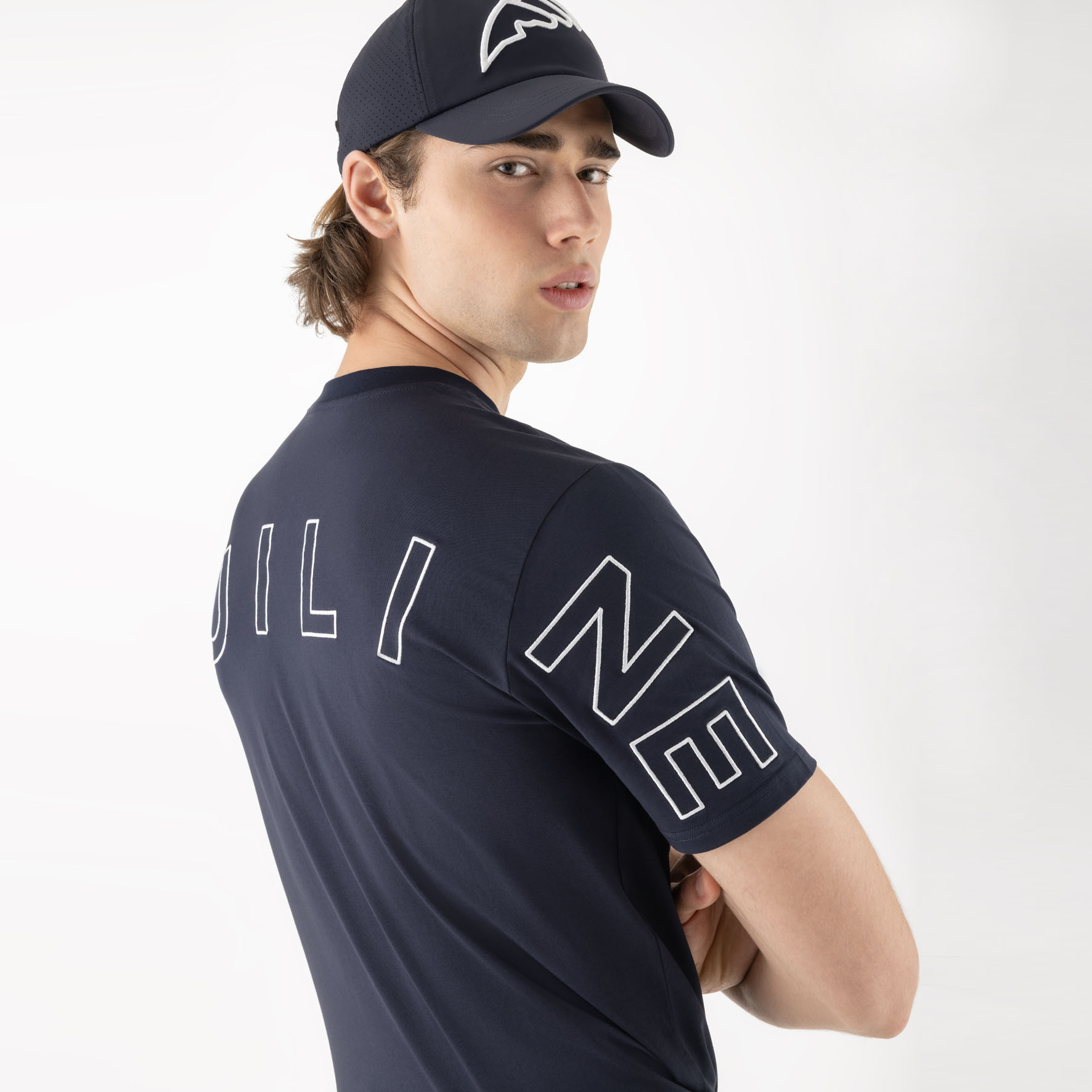 Carge Men's Cotton T-shirt with Back Embroidery - Image 2