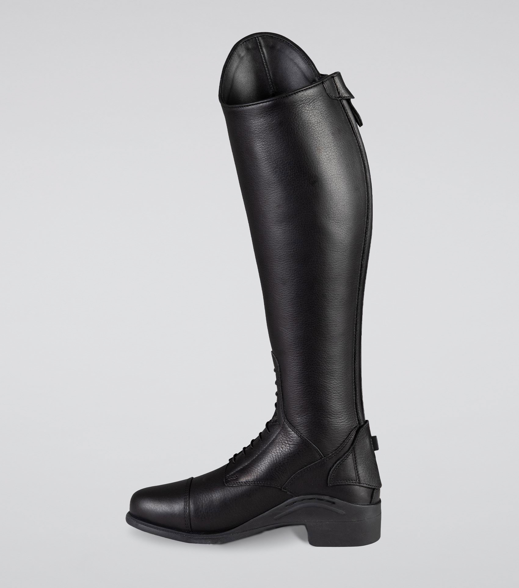 Women's Leather Field Tall Riding Boots - Image 12