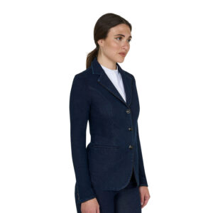Women's Denim Competition Jacket with 3-Buttons