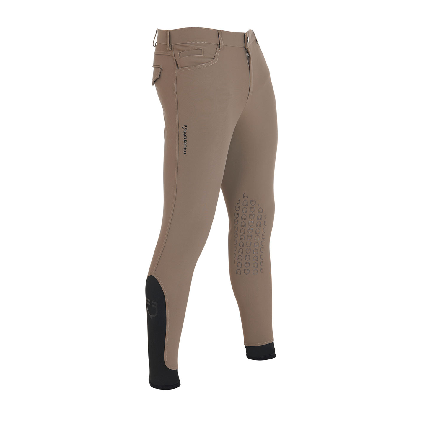 Men's Slim Fit Grip Breeches with Logo