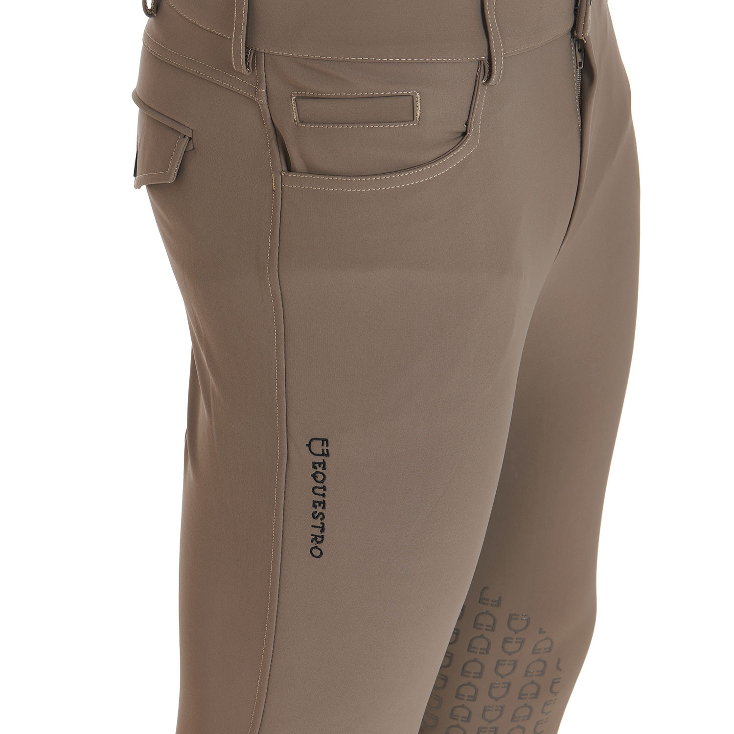 Men's Slim Fit Grip Breeches with Logo - Image 5