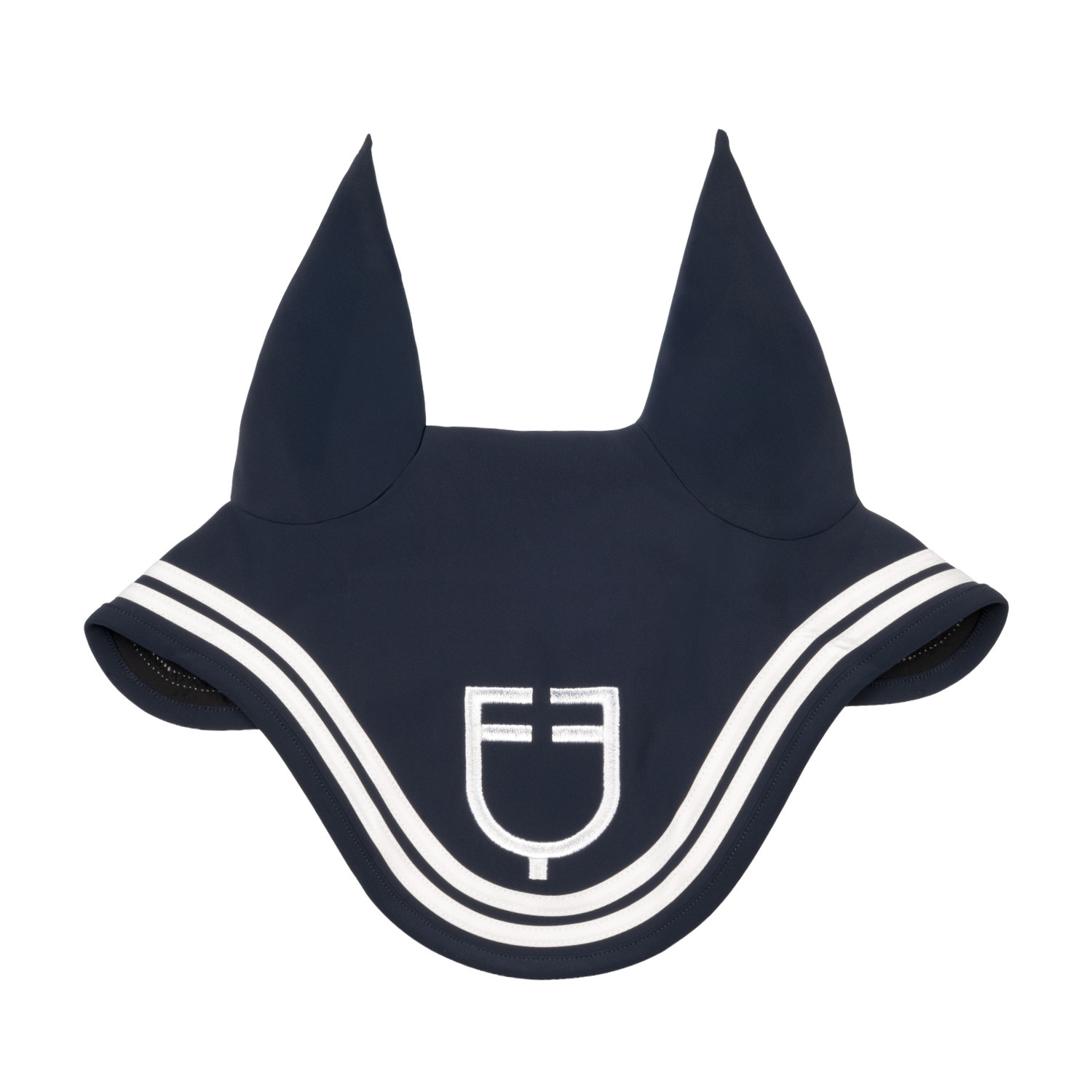 Double Stripes Jumping Saddle Pad in Technical Fabric + Earnet - Image 2