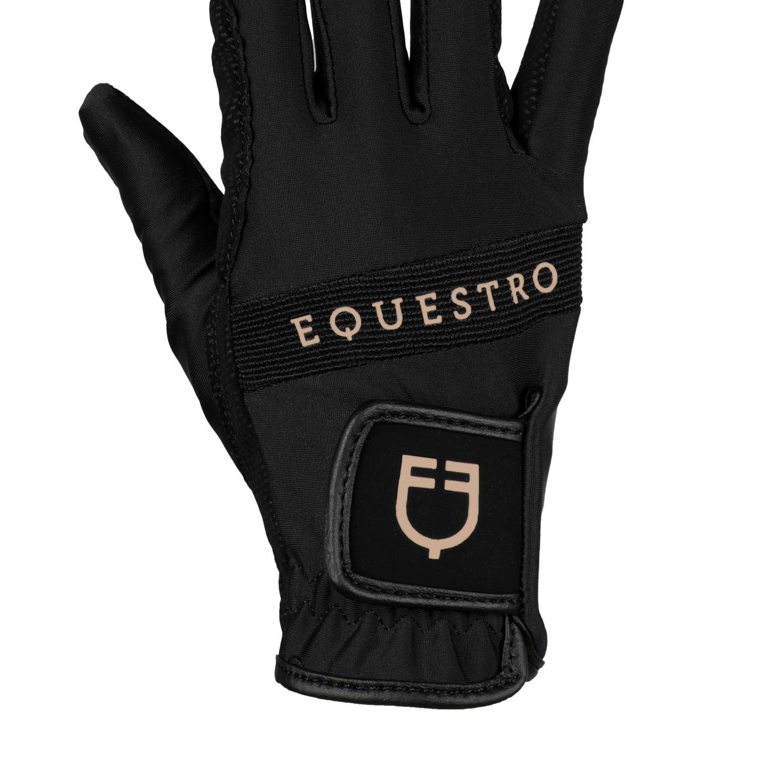 Gloves in Technical Fabric with Oxford Tan Logo - Image 4