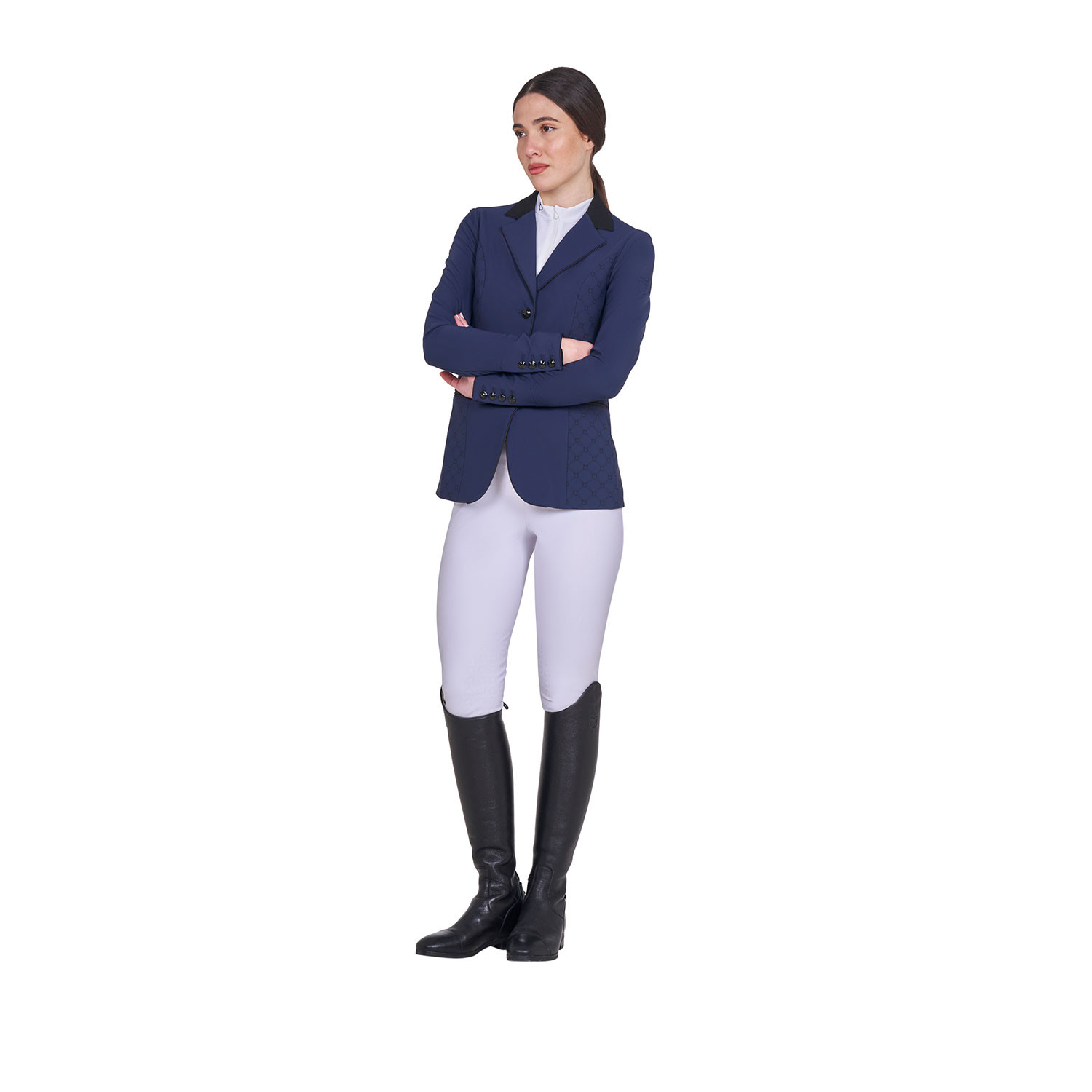 Women's Monogram Competition Jacket with 3-Buttons - Image 3