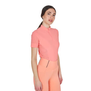 Women's Training Shirt in Technical Fabric with Micro-holes