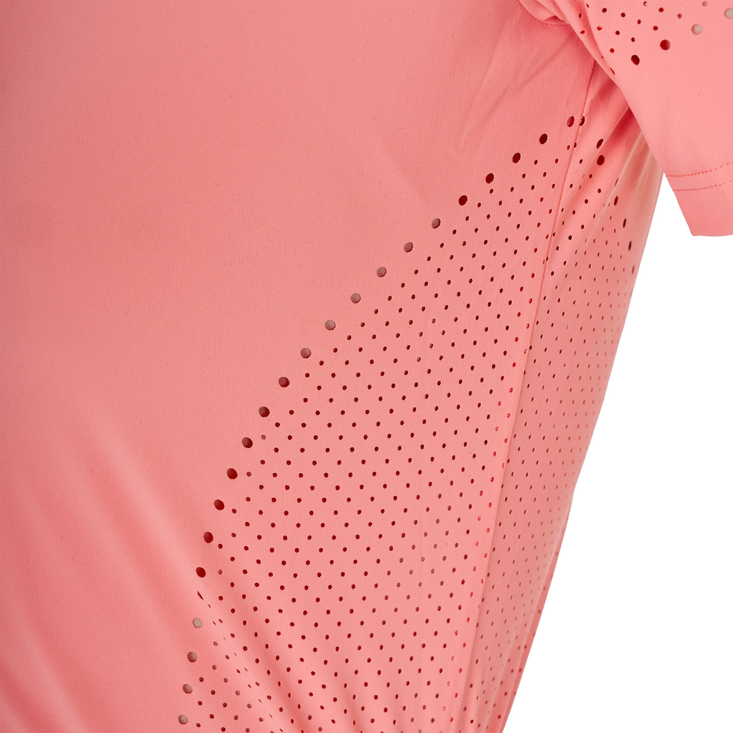 Women's Training Shirt in Technical Fabric with Micro-holes - Image 8